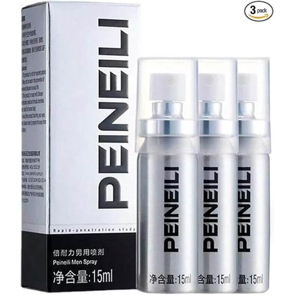 3 Pack Delay Spray Long Lasting for Men - 15ml, 60 Minutes