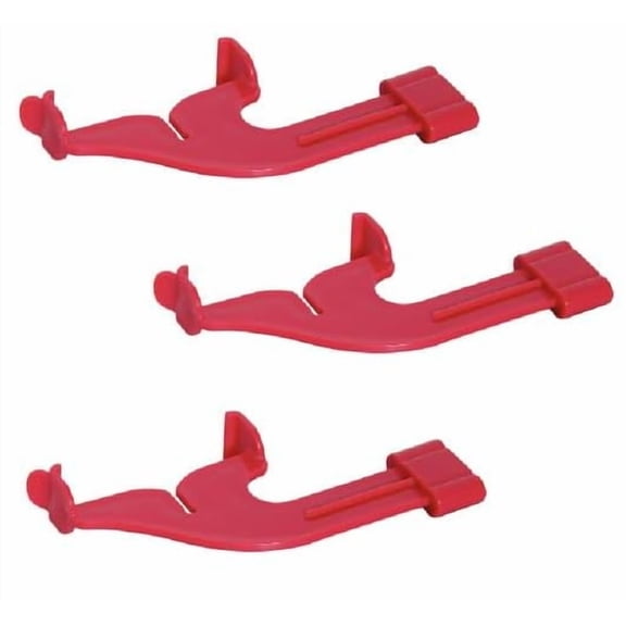 3/Pack Dental XCP-DS 1H Bitewing Dent-X EVA Digital Sensor Holders, Red B-Blocks Reusable, #1 Horizontal