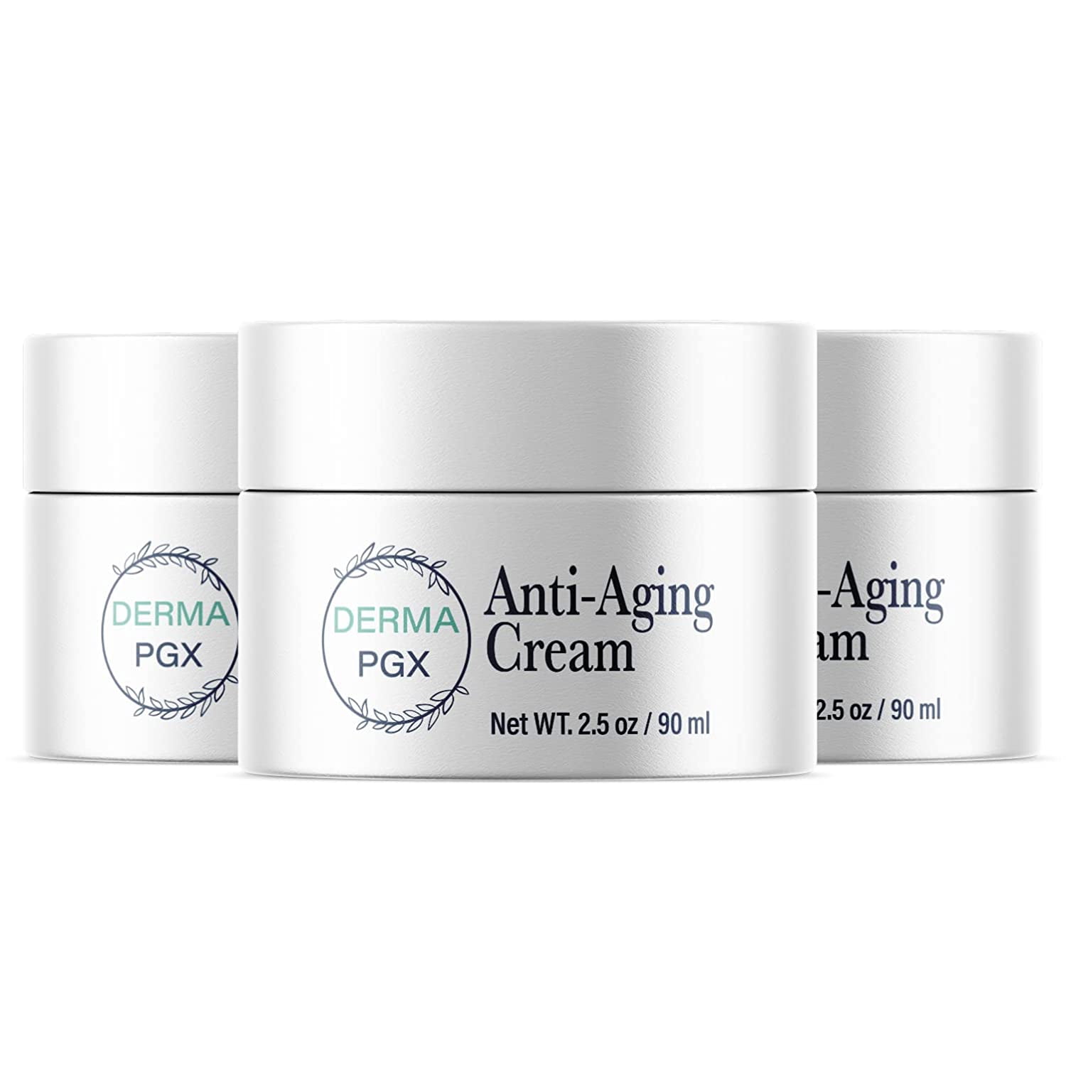(3 Pack) Derma PGX - Anti-Aging Cream and Moisturizer - Ingredients for All Skin Types