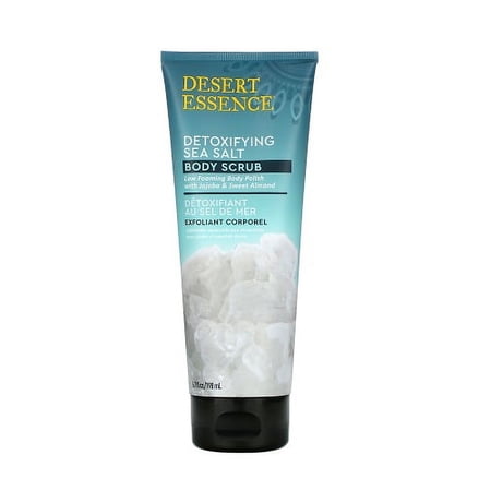 Desert Essence Detoxifying Sea Salt Body Scrub, 6.7 Oz, 3 Pack