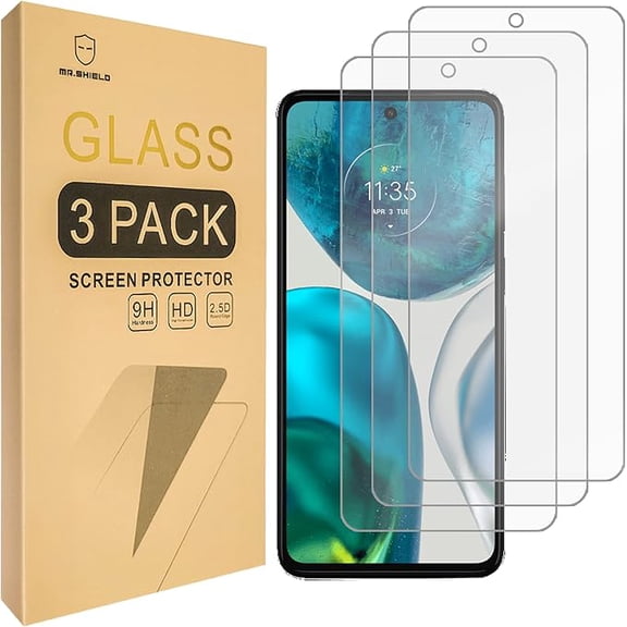 [3-Pack] Designed For MOTO G52 / MOTO G82 [Tempered Glass] [Japan Glass with 9H Hardness] Screen Protector with Lifetime Replacement | 3-Pack Japan Glass with 9H Hardness