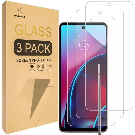 [3-Pack] Designed For Motorola Moto G Stylus (2022) / Moto G Stylus 5G (2022) [Cut Out For Camera][Not Fit for 2021/2020 Version] [Tempered Glass] [Japan Glass 9H Hardness] Screen Protector