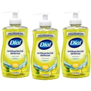 3 Pack - Dial Liquid Hand Soap Antibacterial Defense with Aloe, Lemon Sage, 11 FL OZ
