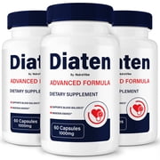 3 Pack Diaten   Original Formula with a Clean Blend to Support Healthy Circulation, Natural Energy & Balanced Levels | Just 2 Easy-to-Swallow Pills Daily 180 Capsules
