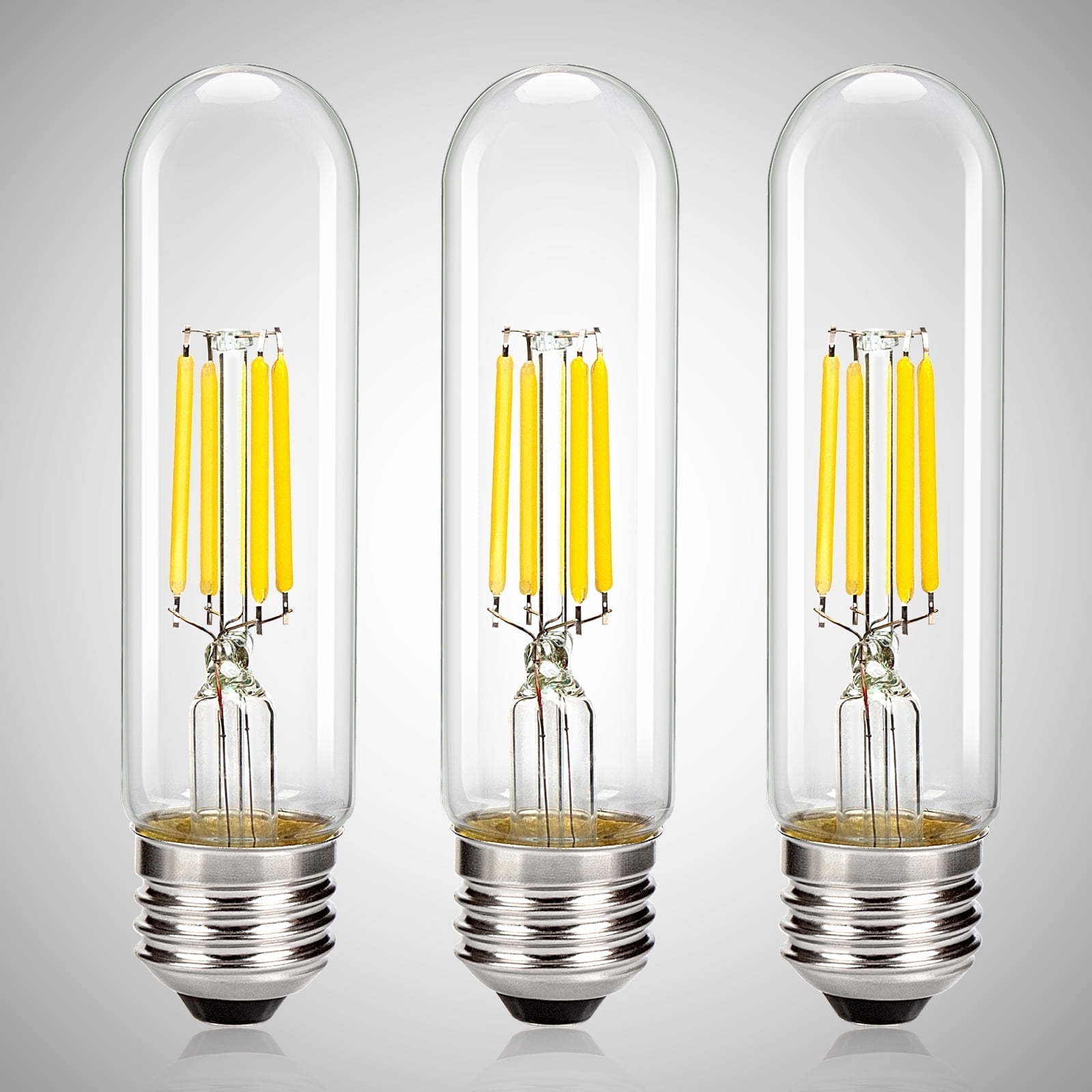 Leadleds 3pk Dimmable 4W LED Tubular 40W Eq Daylight 4000K - Walmart.com