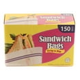 thumbnail image 1 of [3 Pack] Disposable Plastic Resealable Sandwich Bags - Food Storage Kosher Grip N Zip Bags - Great for Snacks, Food Prep, Travel, Meal Prep, School, Home, Office, 1 of 3