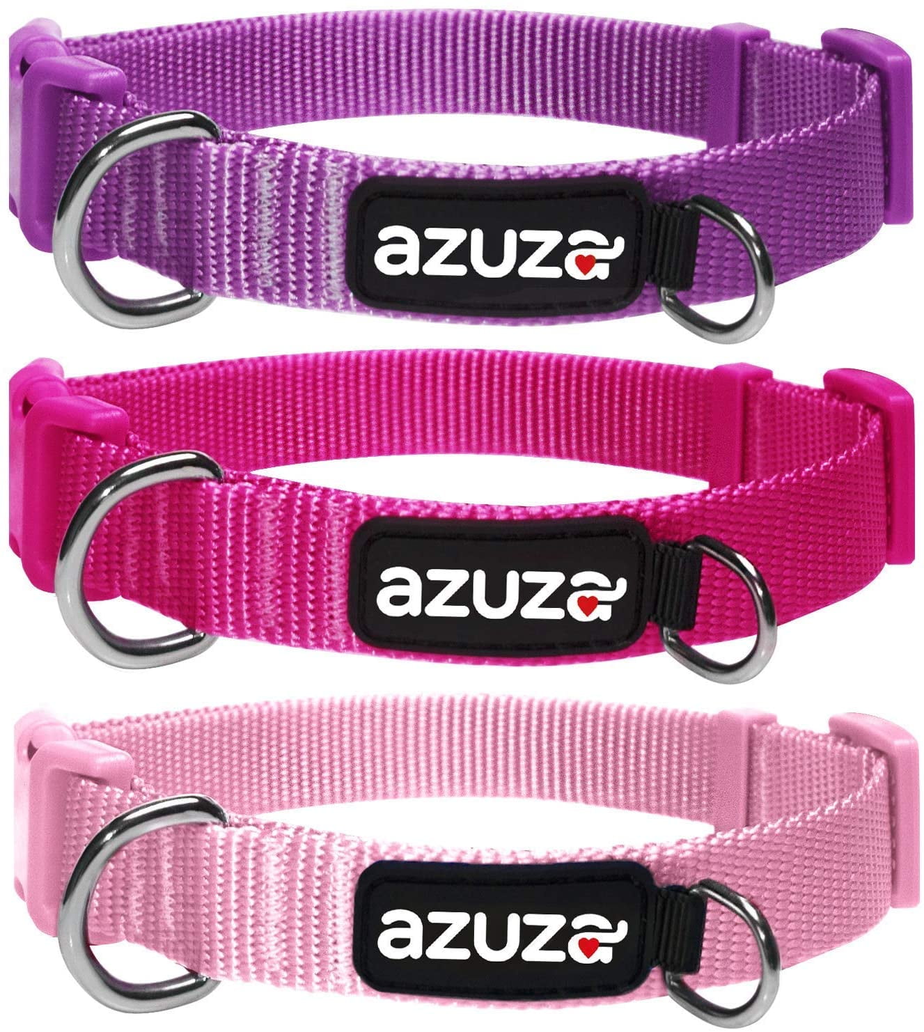 3 Pack Dog Collars Soft Comfortable Dog Collars for Small Medium and