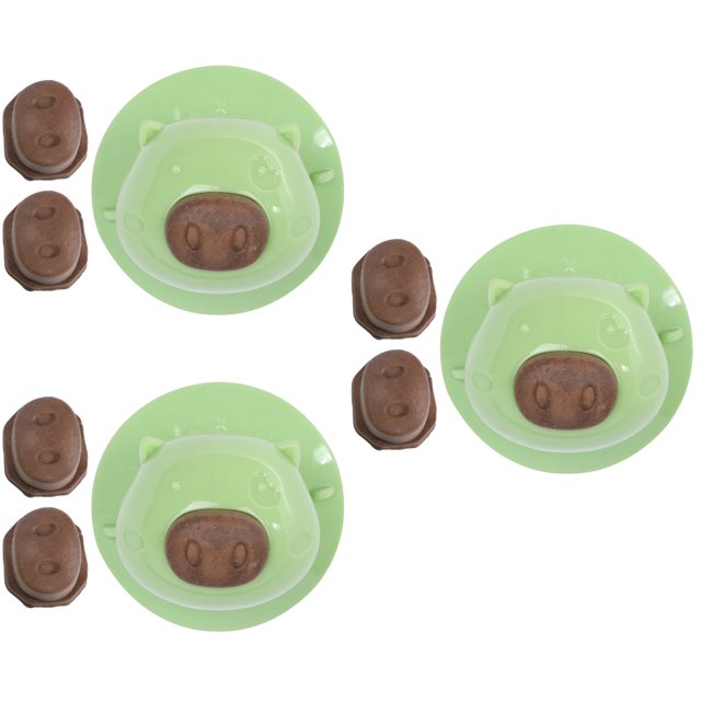 3 Pack Dog Lick Toy Silicone Toys Educational Molar