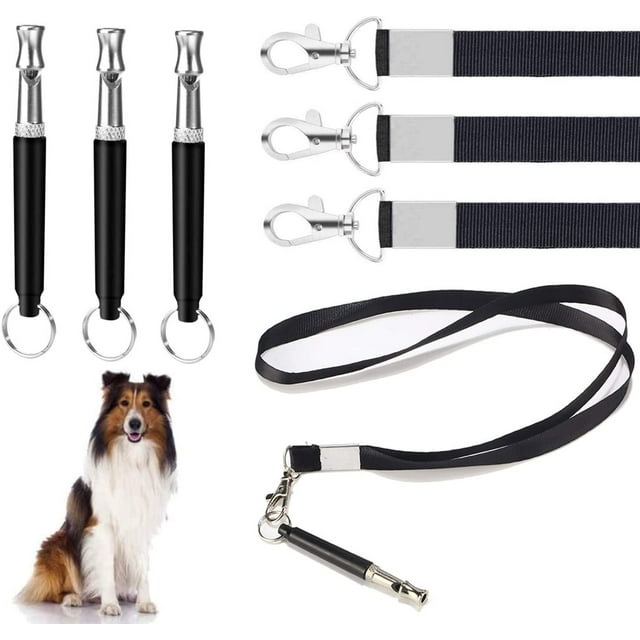 3 Pack Dog Whistle, Dog Whistle to Stop Barking Neighbors Dog, Adjustable Ultrasonic Silent Dog
