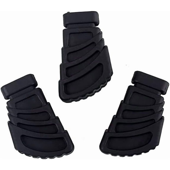3 Pack Drum Throne Rubber Feet Replacement Non-Slip Sleeve Protector Foot Pad for Drum Seat Cymbal Rack Hi-Hat Stand Drumming Stools Drummer's Maintenance Percussion Hardware Parts L Size