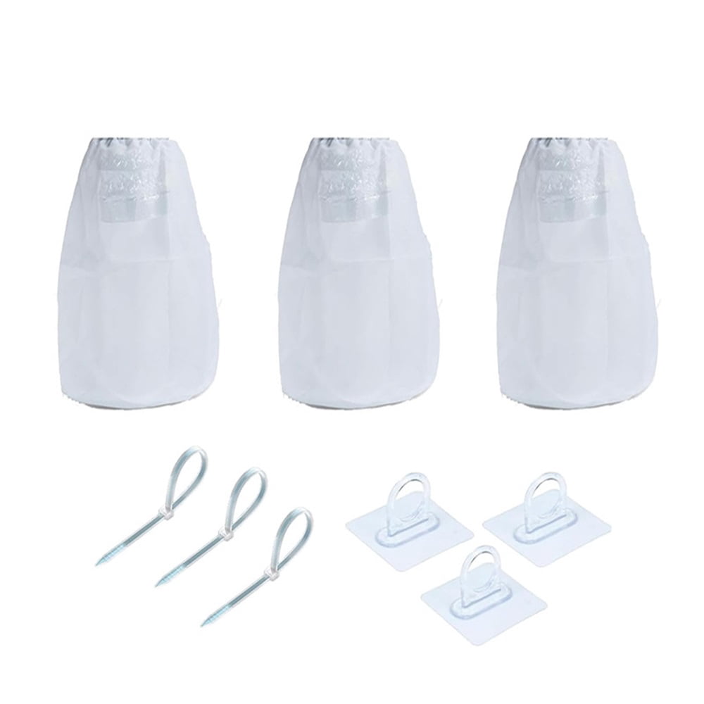 3 Pack Dryer Vent Lint Catcher Bag,Indoor Outdoor Dryer lint Catcher Trap and Filter for Ventless Dryer Vent and Dust to Solve The Problem of Lint Dust