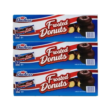 3 Pack | Duchess Frosted Donuts (3 oz., 12 pk.)