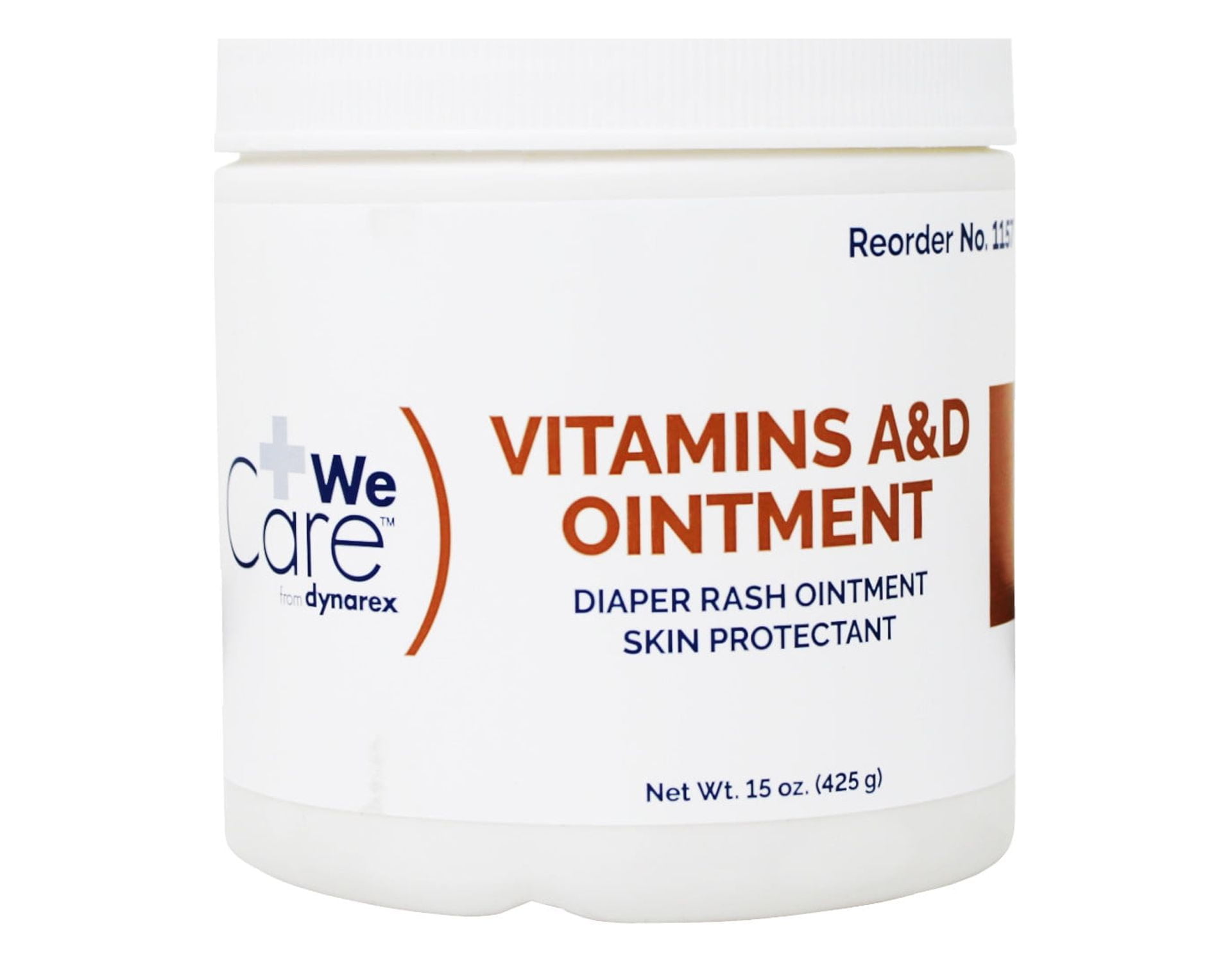 3 Pack Dynarex Vitamin A&D Ointment 15 Oz. Jar Skin Rash Tattoo Small Burns