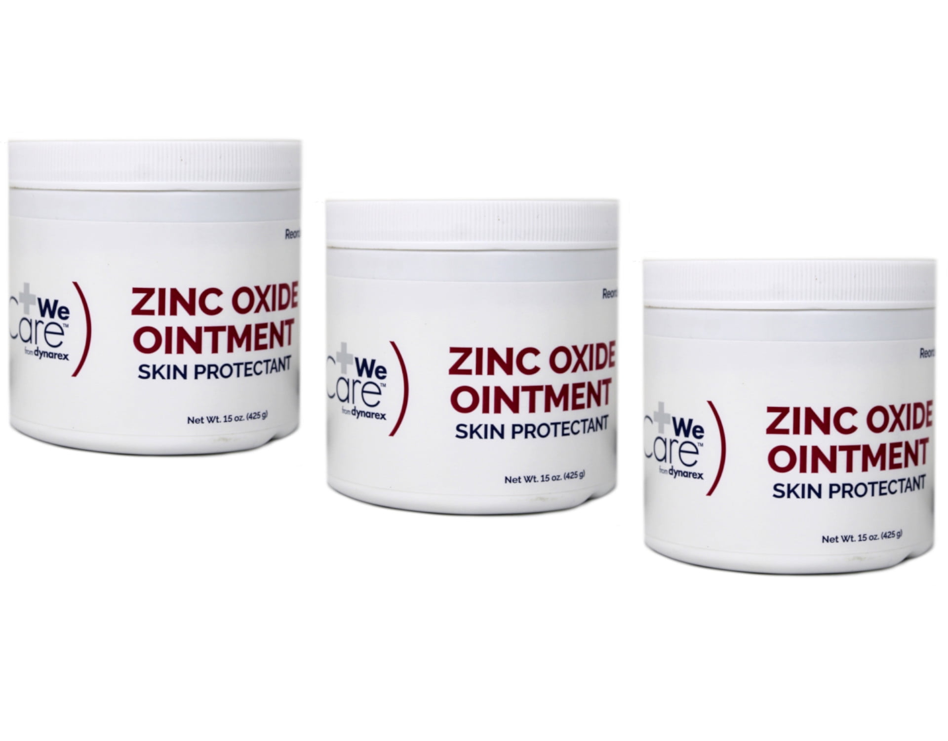Dynarex Zinc Oxide Ointment 15 oz jar - 1 ea (Pack of 3)