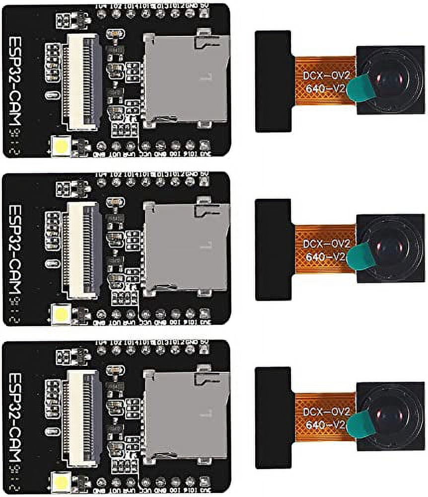 Aokin ESP32-CAM Camera Module, ESP32 Development Board WiFi and Bluetooth  with OV2640 2MP Camera for Arduino, Include ESP32-CAM-MB Micro USB to  Serial