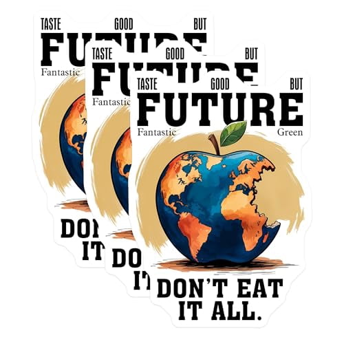 (3 Pack) Earth Apple Decals - Future Generation - Laptop Decal - 3 ...