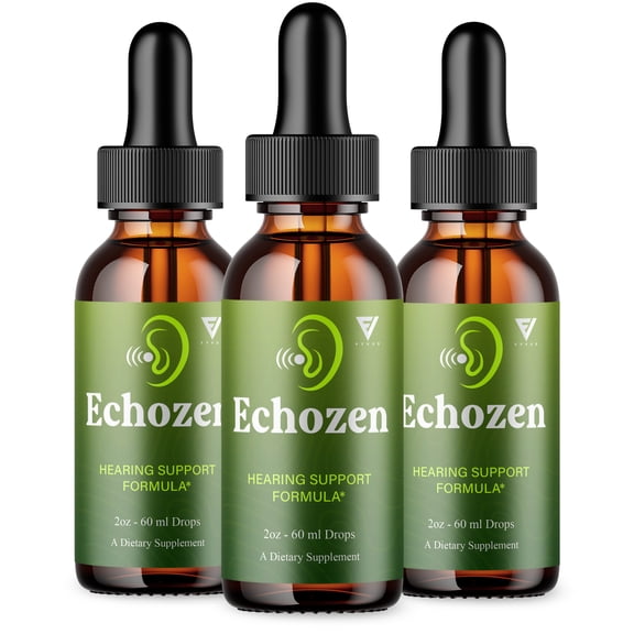 (3 Pack) EchoZen Drops, EchoZen Premium Wellness Support Liquid Supplement (6oz)