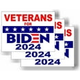 thumbnail image 1 of 3 Pack Eco Veterans for Biden 2024 Joe Biden Bumper Magnet 4 in x 3 in, 1 of 6