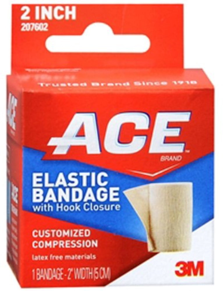 3 Pack - Elastic Bandage (velcro closure) 2 Inches 1 Each