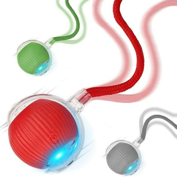 3-Pack Electric Interactive Cat Toy Balls Multi-Color Automatic Rolling Ball with Chirping Sound & Random Motion, Indoor Cat Toys for Multi-Pet Households (Durable Plastic)