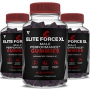 3 Pack Elite Force XL Male Support, EliteForceXL Advanced 180 Gummies