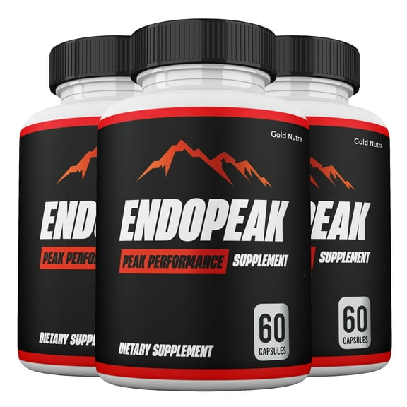(3 Pack) Endopeak Supplemement, Peak Performance Endopeak Pills High Potency Formula for Men Endo Peak, 3 Month Supply