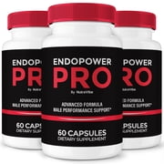 3 Pack Endopower Pro Pills, Dietary Supplement for Overall Health, Complete Daily Formula for Maximum Strength, Advanced Formula Capsules, Endo Power Pro Reviews 180 Capsules