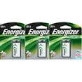 thumbnail image 1 of 3 Pack Energizer 9V Rechargeable Battery NH22NBP NiMH 8.4V- 175mAh, 1 of 1
