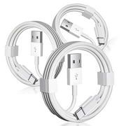 [3 Pack] Entronix USB-A to USB-C Charger Cable [10FT] Fast Charging and Data Transfer Cord for iPhone, Android, Tablet and other Type-C Devices