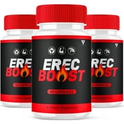 3 Pack Erec Boost Pills for Daily High Drive and Overall Wellness, Erec Booster, Erec Boost Reviews 180 Capsules