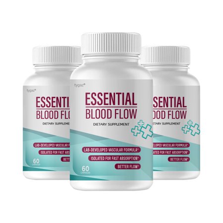 (3 Pack) Essential Blood Flow - Essential Blood Flow Capsules