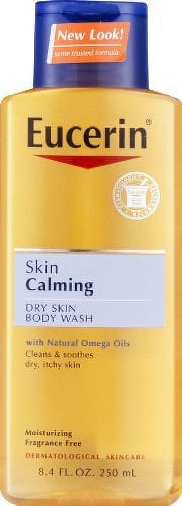 3 Pack - Eucerin Skin Calming Dry Skin Body Wash 8.4 fl oz (250 mL) Each