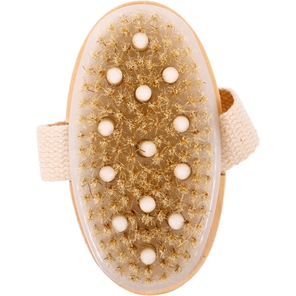3 Pack Exfoliating Body Brushes Wet Dry Use For Shower Scrubbing Lymphatic Drainage With Massage Nodes For Skin Exfoliation