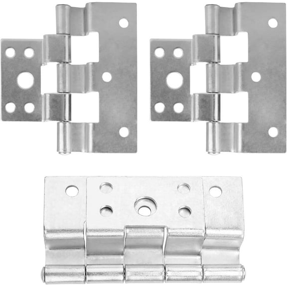 3 Pack Exterior Combination Door Hinges, Direct Replacement Hardware Compatible with Elixir Mobile Home Series 6000, 8000, 9000 Storm Entry Doors