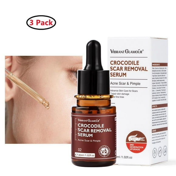 3 Pack Face Serum Repairs Damaged Skin, Amino Acid and Antioxidant Formula, Hyaluronic Acid Facial Serum with Vitamin B5