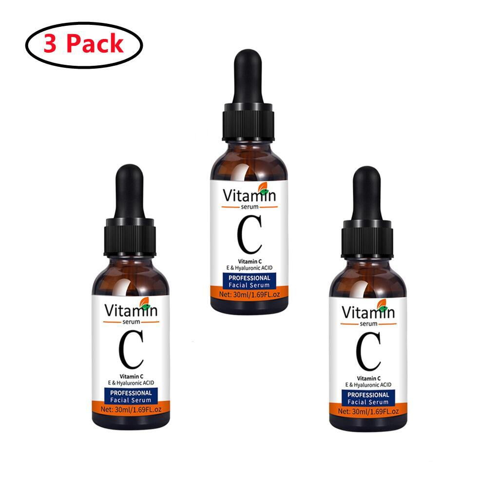 3 Pack Face Serum for Dark Spots, Uneven Skin Tone, Crows Feet and