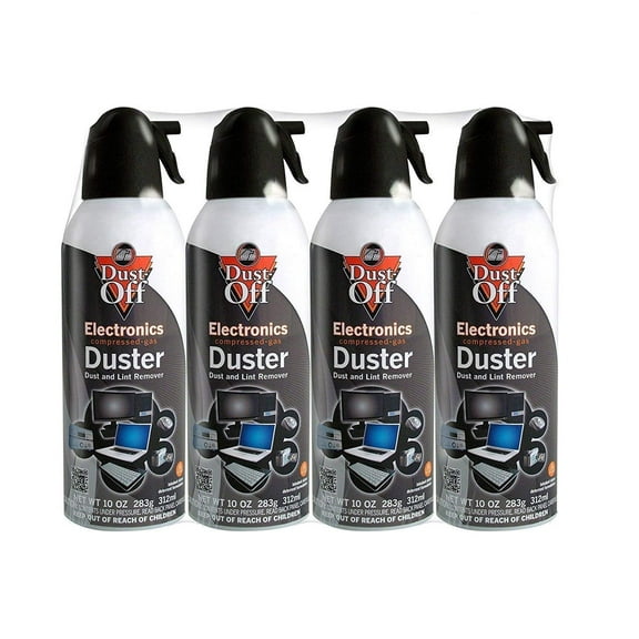 3 Pack | Falcon Dust-Off Compressed Gas Duster (10oz., 4 Pack)
