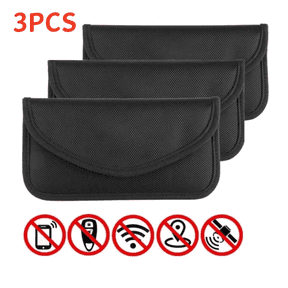 3-Pack Faraday Bags for Phones, Cell Phone Signal Blocking Bag, RFID Phone Case,Faraday Bag for Phone & Key Fob