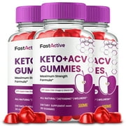 3 Pack Fast Active Keto ACV Gummies, FastActive ACV Supplement for Men and Women Gummy Gomitas Keto Plus ACV, 3 Month Supply