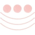thumbnail image 1 of Uxcell 6.56ft x 1.18 inch Felt Ball Garland, Pom Pom Garland with 30 Balls Light Pink 3 Count, 1 of 6