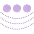 thumbnail image 1 of Uxcell Felt Ball Garland, Pom Pom Garland with 20 Balls Light Purple 3Pcs, 1 of 6