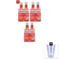 thumbnail image 1 of 3 Pack | Fever-Tree Sparkling Pink Grapefruit Mixer, 6.8 Fl Oz (Pack Of 4) & 3x 9oz Disposable Plastic Cups, 1 of 5