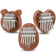 ​3-Pack Kalimba 8-Key Mini Thumb Piano Portable Musical Instrument Christmas Gift for Kids Adults