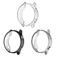 thumbnail image 1 of 3 Pack - Fintie for Galaxy Watch Active 40mm case, Soft TPU Screen Protector Slim Bumper Shell Cover for Smartwatch, 1 of 6