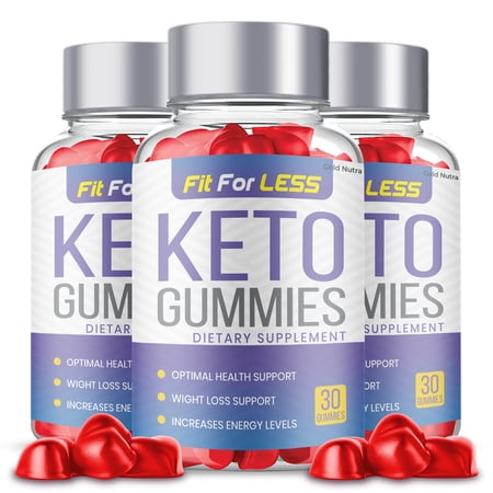 (3 Pack) Fit for Less Keto ACV Gummies, Fit For Less Gummies, Official Fit for Less Keto Gummies Apple Cider Vinegar Gummy Dietary Supplement