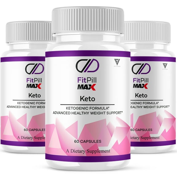 (3 Pack) Fitpill Max Keto Supplement, Fitpill Weight Management (180 Capsules)