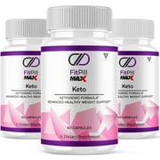 3 Pack Fitpill Max Keto Supplement, Fitpill Weight Management 180 Capsules