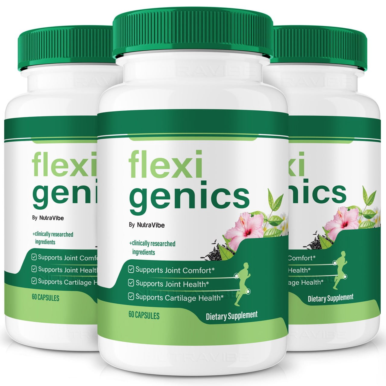 Flexmega (3 Pack) Flexi Genics Pills, FlexiGenics Advanced Joint Support ...
