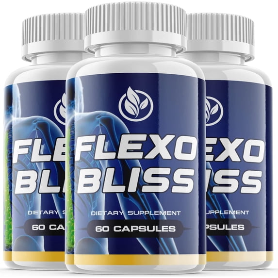 (3 Pack) Flexobliss - Dietary Supplement for Focus, Memory, Clarity, Energy, Improved Sleep, Calm and Relax Mind - Advanced Formula for Overall Wellness - 180 Capsules
