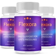 3 Pack Flexora Joint Health Support, Flex Ora Supplement 180 Capsules